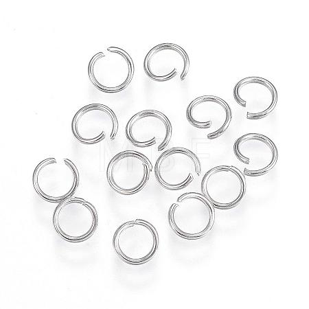 Tarnish Resistant 304 Stainless Steel Open Jump Rings STAS-F110-09P-1