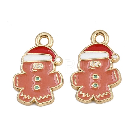 Christmas Themes Alloy Enamel Pendants LS-ENAM-Z023-01G-11-1
