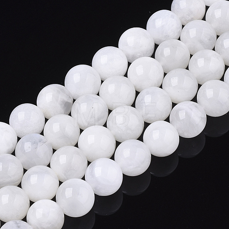 Natural Rainbow Moonstone Beads Strands G-S150-64-8mm-1
