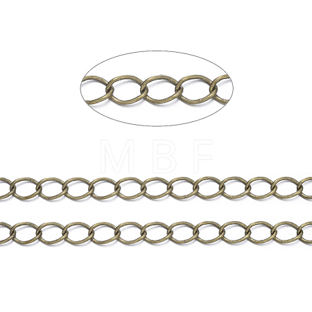 Brass Twisted Chains CHC-Q001-5x4mm-AB-1