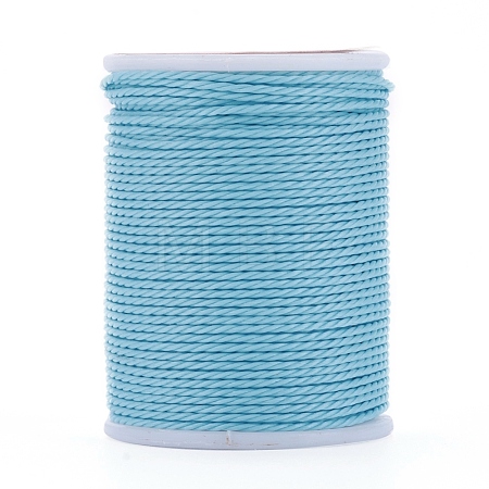 Round Waxed Polyester Cord X-YC-G006-01-1.0mm-06-1