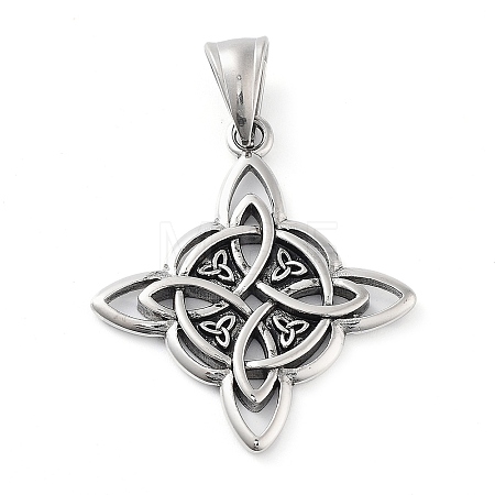 304 Stainless Steel Pendants STAS-R225-11AS-1
