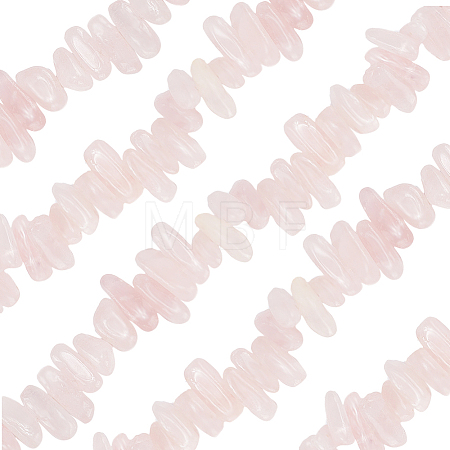 1 Strand Natural Rose Quartz Stone Beads Strands G-BBC0001-19-1