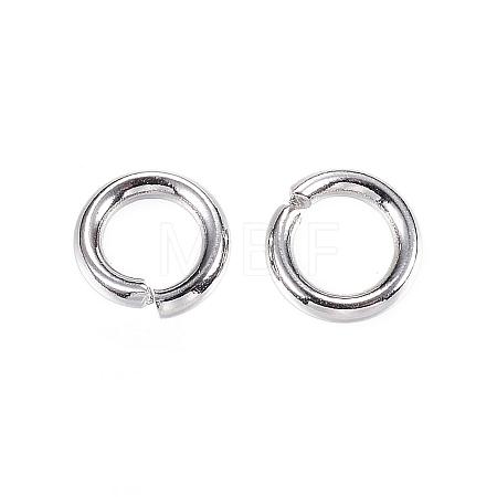 Tarnish Resistant 304 Stainless Steel Open Jump Rings STAS-D448-100P-6mm-1