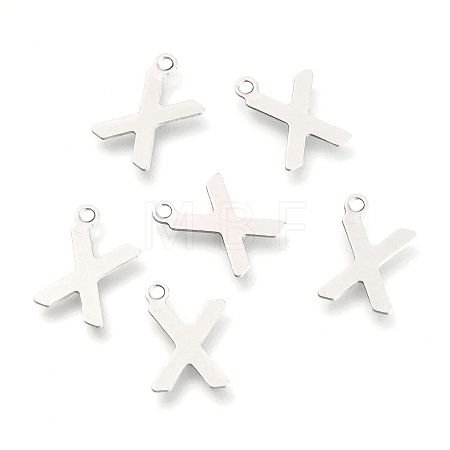 Non-Tarnish 201 Stainless Steel Charms X-STAS-C021-06P-X-1