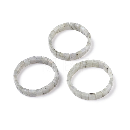 Natural Labradorite Stretch Bracelets BJEW-F406-B19-1