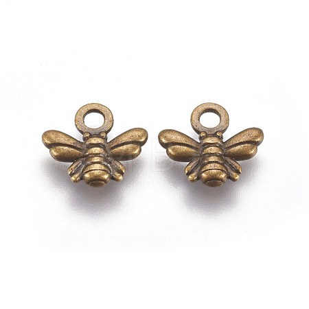 Tibetan Style Alloy Charms TIBEP-A123292-AB-FF-1