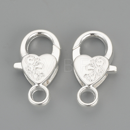 Alloy Lobster Claw Clasps PALLOY-R070-11S-1
