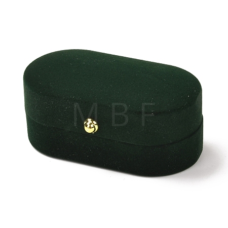 Rectangle Velvet Couple Rings Box CON-P013-A01-A-1