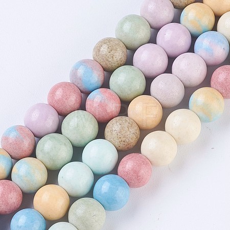Natural Gemstone Imitation Rainbow Alashan Agate Strands G-O183-05B-1-1