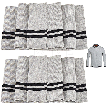 Polyester Elastic Ribbing Fabric for Cuffs DIY-WH0028-96E-1