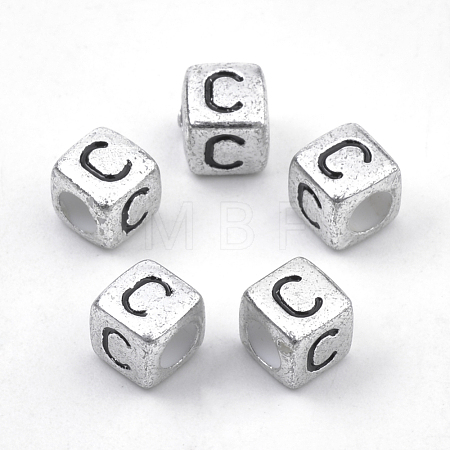 Plated Acrylic Beads PB43C9308-C-1