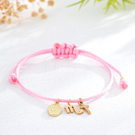 Brass Constellation Cross Charm Bracelets IC8656-10-1