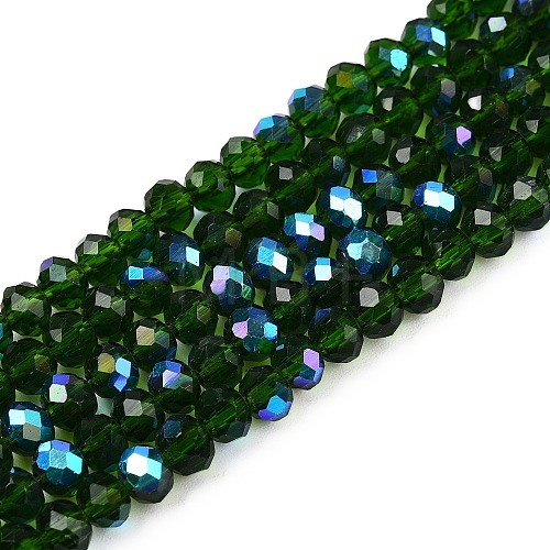 Electroplate Glass Beads Strands EGLA-A044-T4mm-L24-1