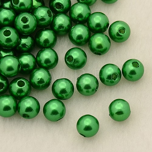 Imitation Pearl Acrylic Beads PL610-11-1