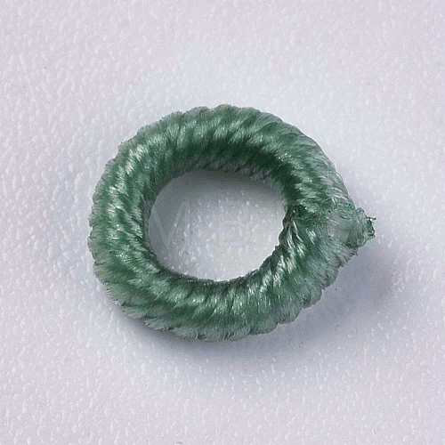 Polyester Cord Beads WOVE-K001-B16-1