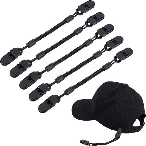 CHGCRAFT 6Pcs Plastic Hat Clips AJEW-CA0002-65-1