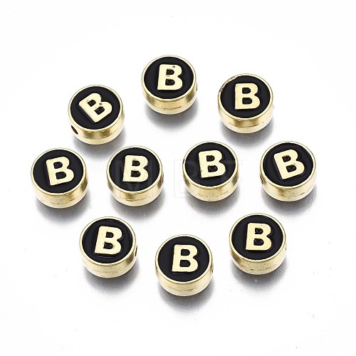 Alloy Enamel Beads ENAM-N052-006-02B-RS-1