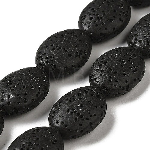 Natural Lava Rock Beads Strands G-O126-03A-03-1