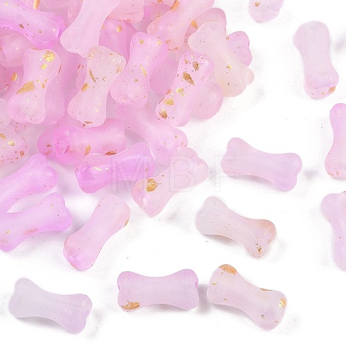 Gradient Color Transparent Acrylic Beads OACR-M023-01G-1