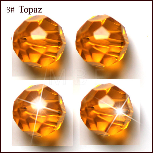 Imitation Austrian Crystal Beads SWAR-F021-8mm-248-1