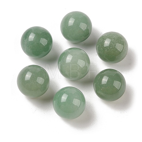 Natural Green Aventurine No Hole Sphere Beads G-K353-04C-02-1