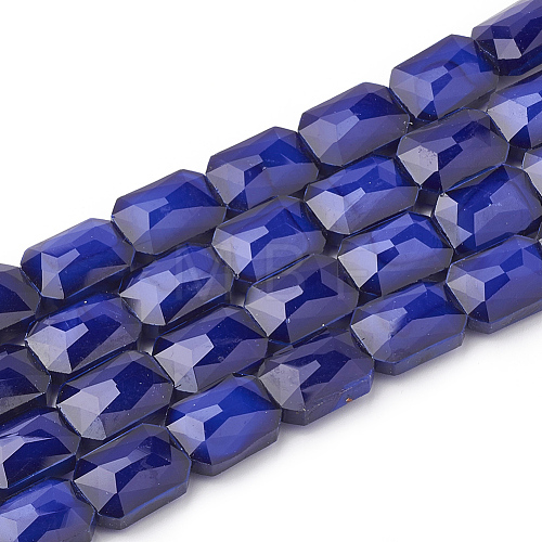 Opaque Solid Color Glass Beads Strands GLAA-N032-04F-1