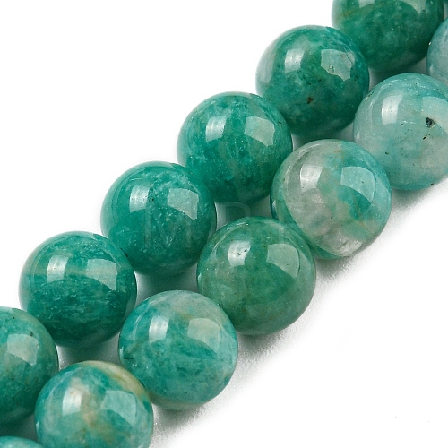 Natural Amazonite Beads Strands G-P503-6MM-10-1