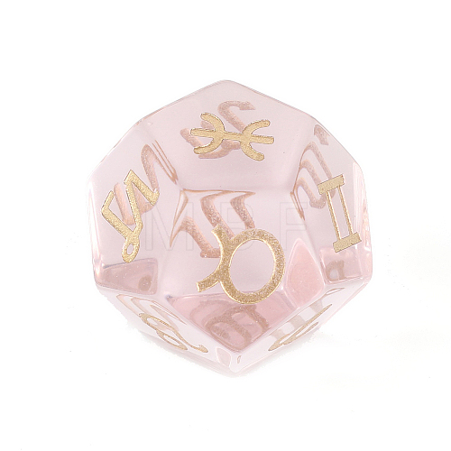 Glass Classical 12-Sided Polyhedral Dice PW-WG55941-17-1