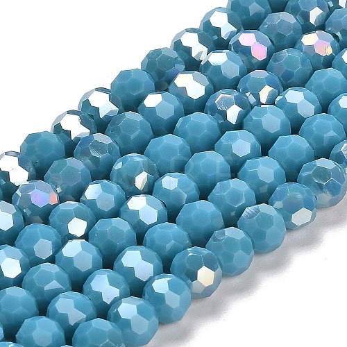 Opaque Glass Beads Stands EGLA-A035-P6mm-B12-1