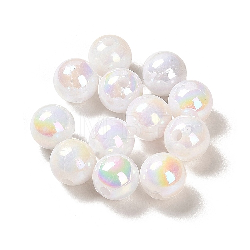 Opaque Acrylic Beads OACR-Z016-01A-04-1