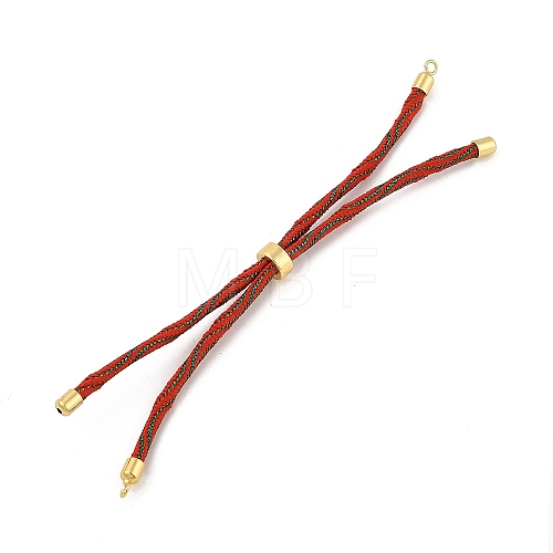 Nylon Cord Silder Bracelets MAK-C003-01G-28-1