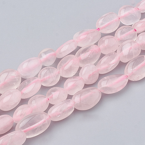 Natural Rose Quartz Beads Strands G-S331-6x8-017-1