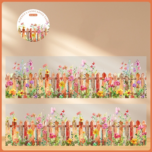 Flower Theme Adhesive PET Tapes PW-WG5383A-03-1