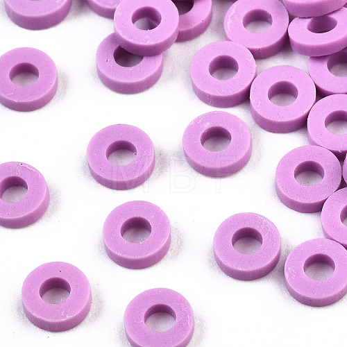 Handmade Polymer Clay Beads CLAY-R067-4.0mm-B01-1