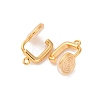 Brass Clip-on Earring Findings KK-K382-36G-2