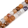 Natural Blue Chalcedony Beads Strands G-H078-C45-6mm-2