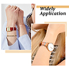 15Pcs 3 Colors Alloy Wave Watch Band Charms for Watch Loops Accesssories FIND-FH0017-65-5