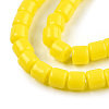 Opaque Solid Glass Bead Strands X-GLAA-N047-09-F03-3