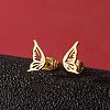 Stainless Steel Small Animal Stud Earrings for Women PW-WG87B69-13-1