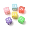 Opaque Acrylic European Beads AC-CBA7A73-01H-1
