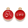 Alloy Enamel Pendants LS-ENAM-S124-01B-07G-1