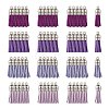 60Pcs 4 Colors Faux Suede Tassel Pendant Decorations X1-FIND-LS0001-04C-2