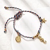 Ocean Series 304 Stainless Steel Charm Bracelets BJEW-K237-25B-G-3