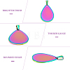 10Pcs Alloy Pendants FIND-WR0011-54C-3