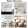 PVC Quotes Wall Sticker DIY-WH0200-069-3