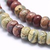 Natural Aqua Terra Jasper Beads Strands G-N0128-49-6mm-3