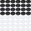 CHGCRAFT 48Pcs 2 Colors PVC Furniture Sliders FIND-CA0002-32-1