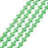 4 Strands Synthetic Turquoise Dyed Beads Strands G-TA0003-29E-2