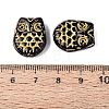Owl Glass Beads GLAA-T025-65M-04-3